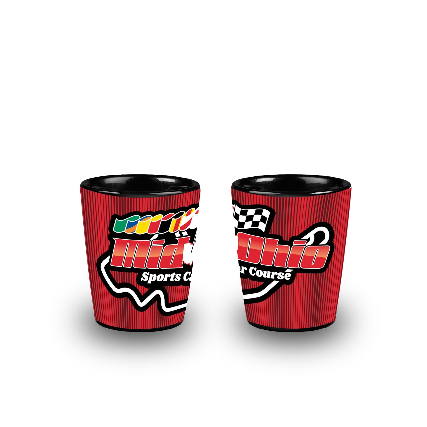 Mid-Ohio Logo & Track Outline Shot Glass