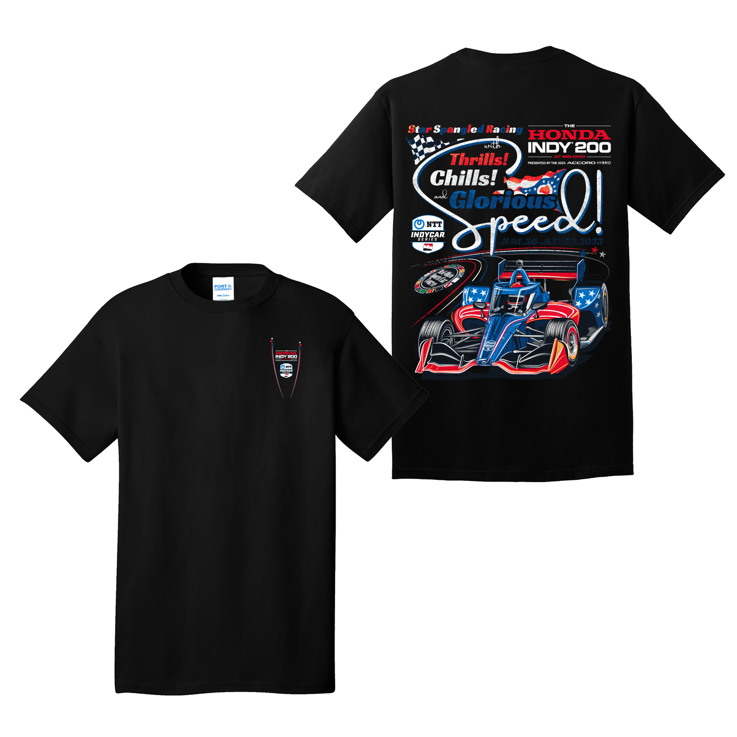 2023 Honda Indy 200 at Mid-Ohio Event Tee - Black