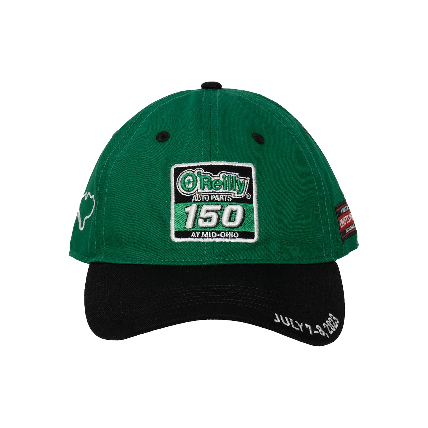 2023 NASCAR O'Reilly 150 Event Hat - Green / Black