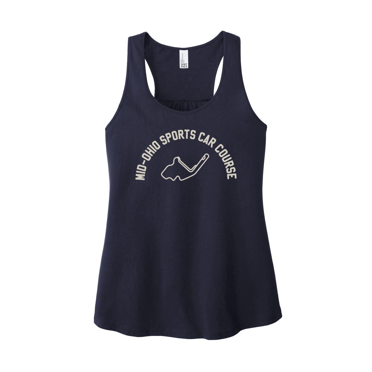 Mid Ohio Ladies Tank Top - Navy