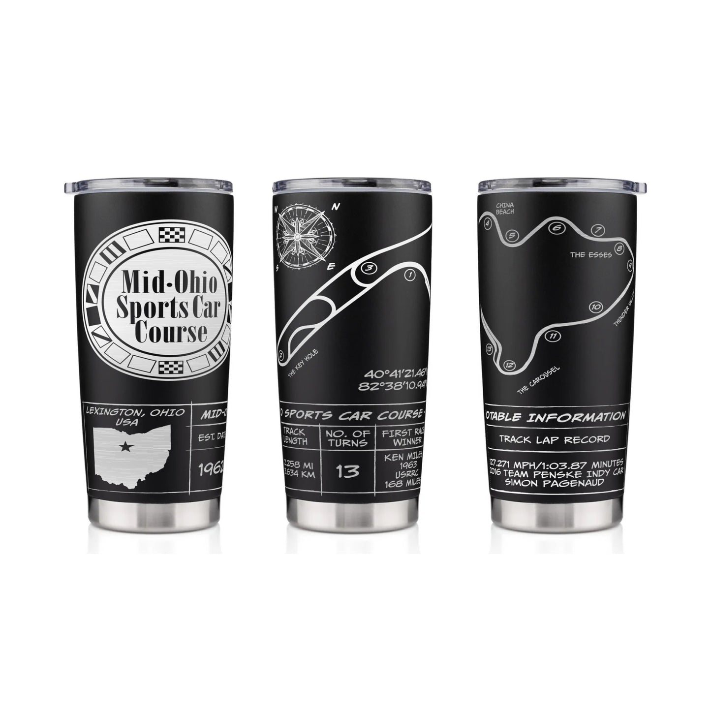 Mid Ohio 20oz Engraved Tumbler