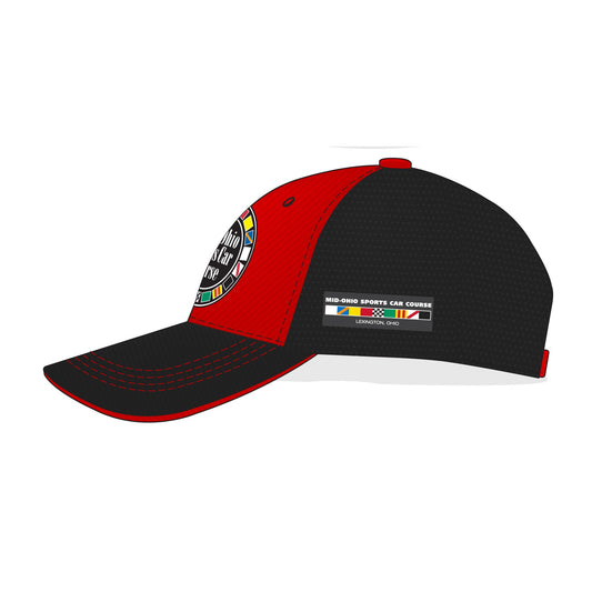 Mid Ohio Rubber Patch Trucker Hat - Red/Black