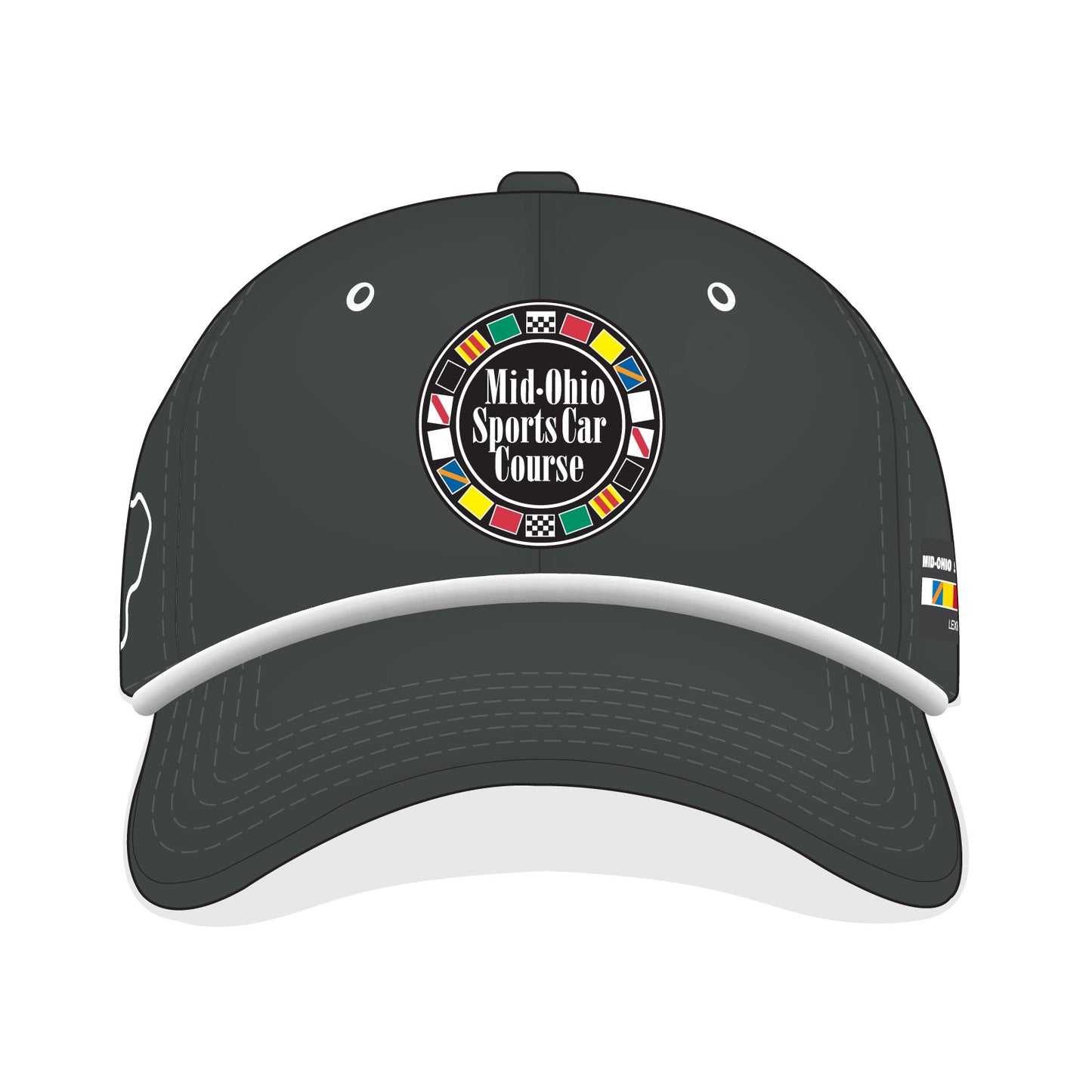 Mid Ohio Performance Hat - Charcoal