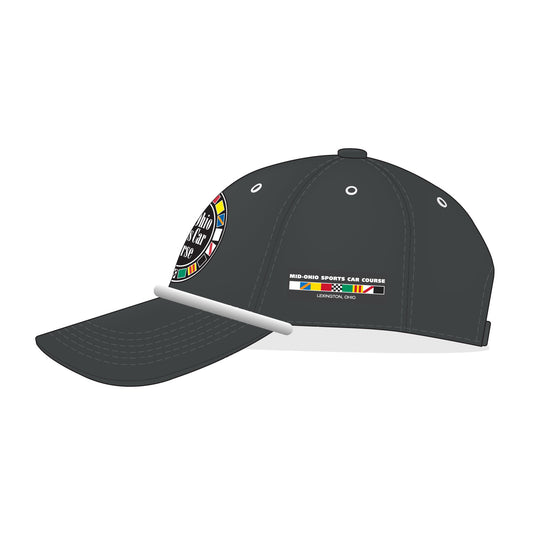 Mid Ohio Performance Hat - Charcoal