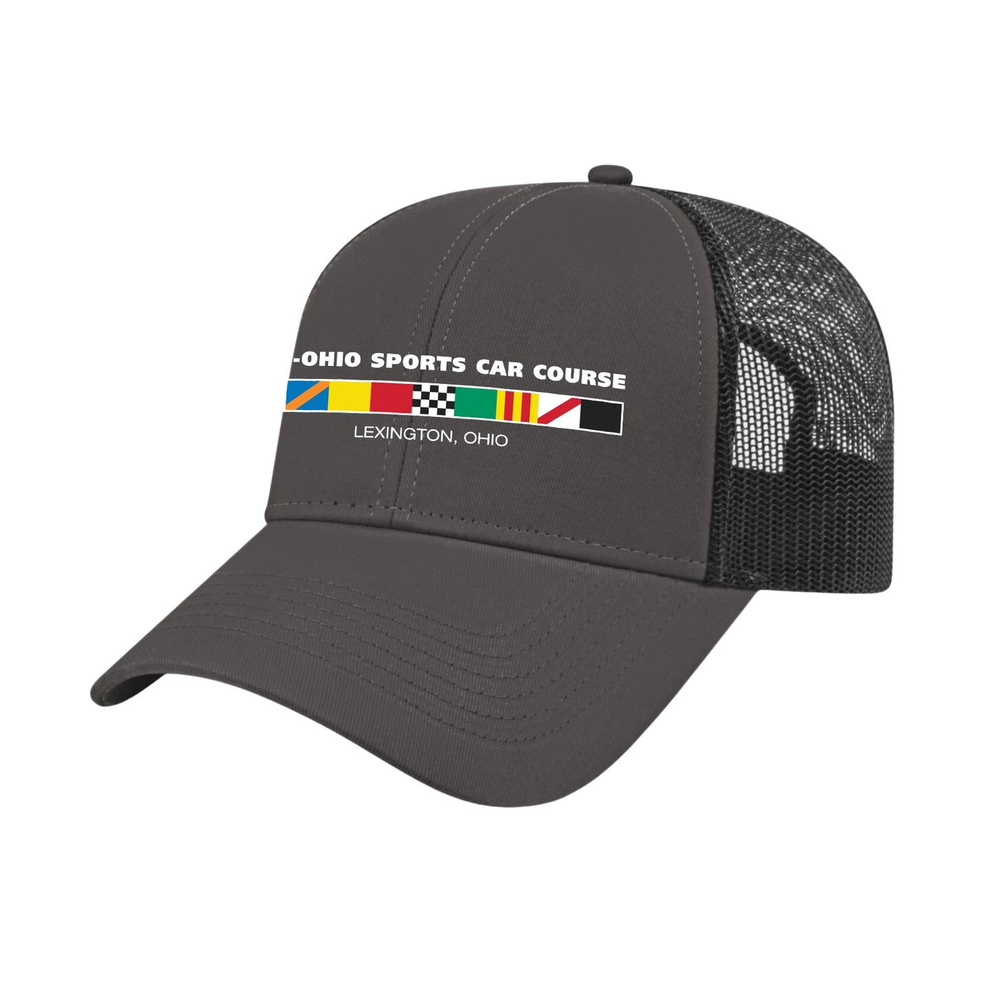 Mid Ohio Trucker Hat - Charcoal/Black