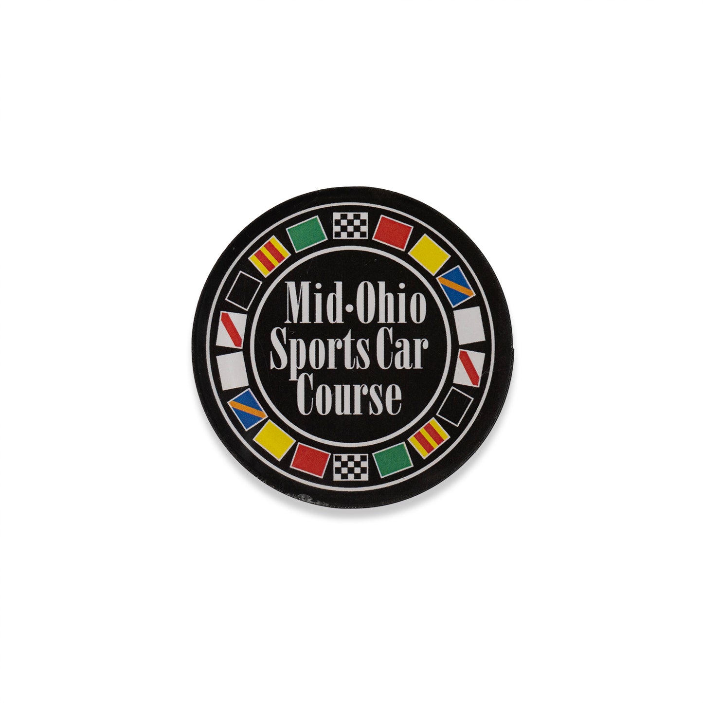 Mid-Ohio Circular Flag Magnet