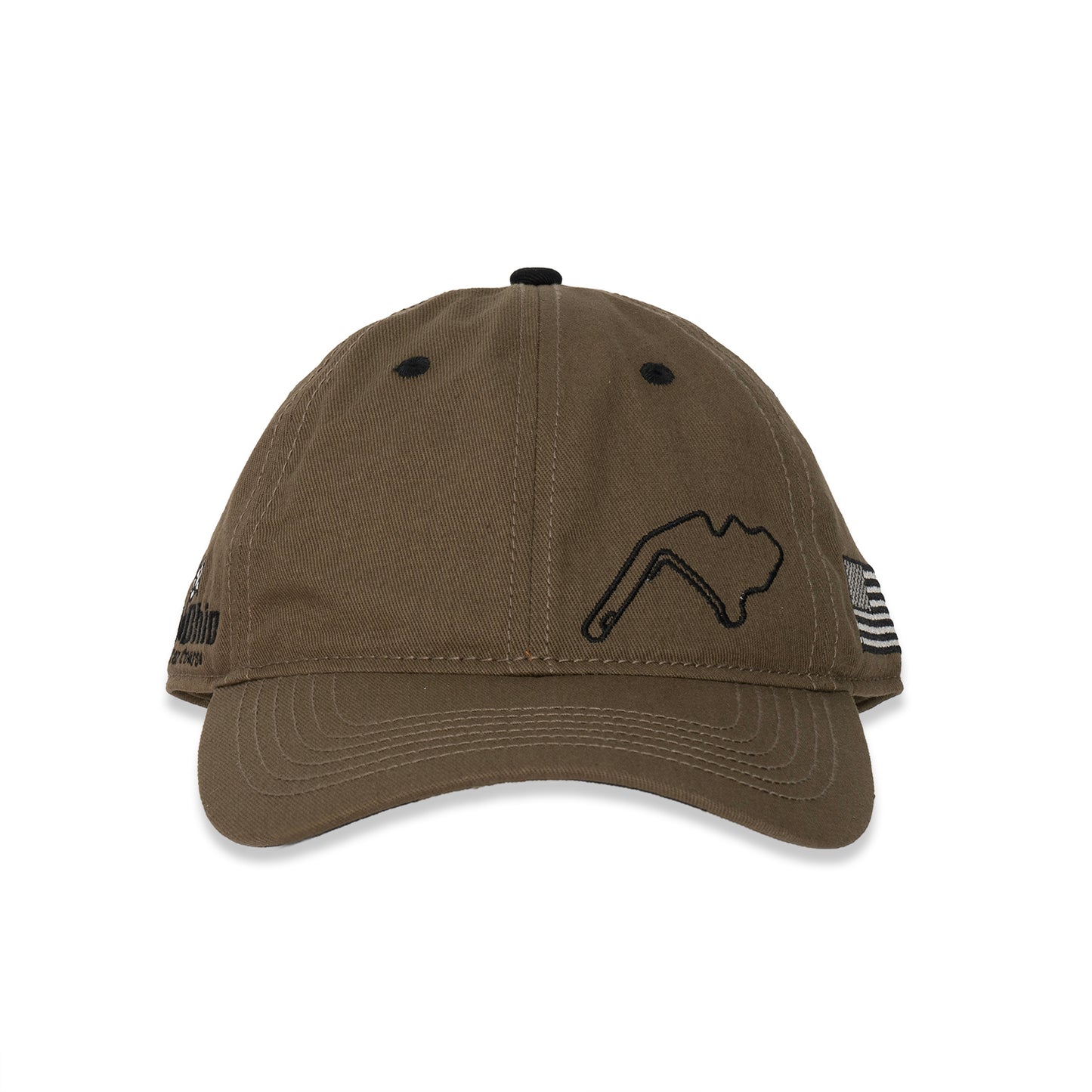 Z Mid-Ohio Track Outline Dad Hat - Olive
