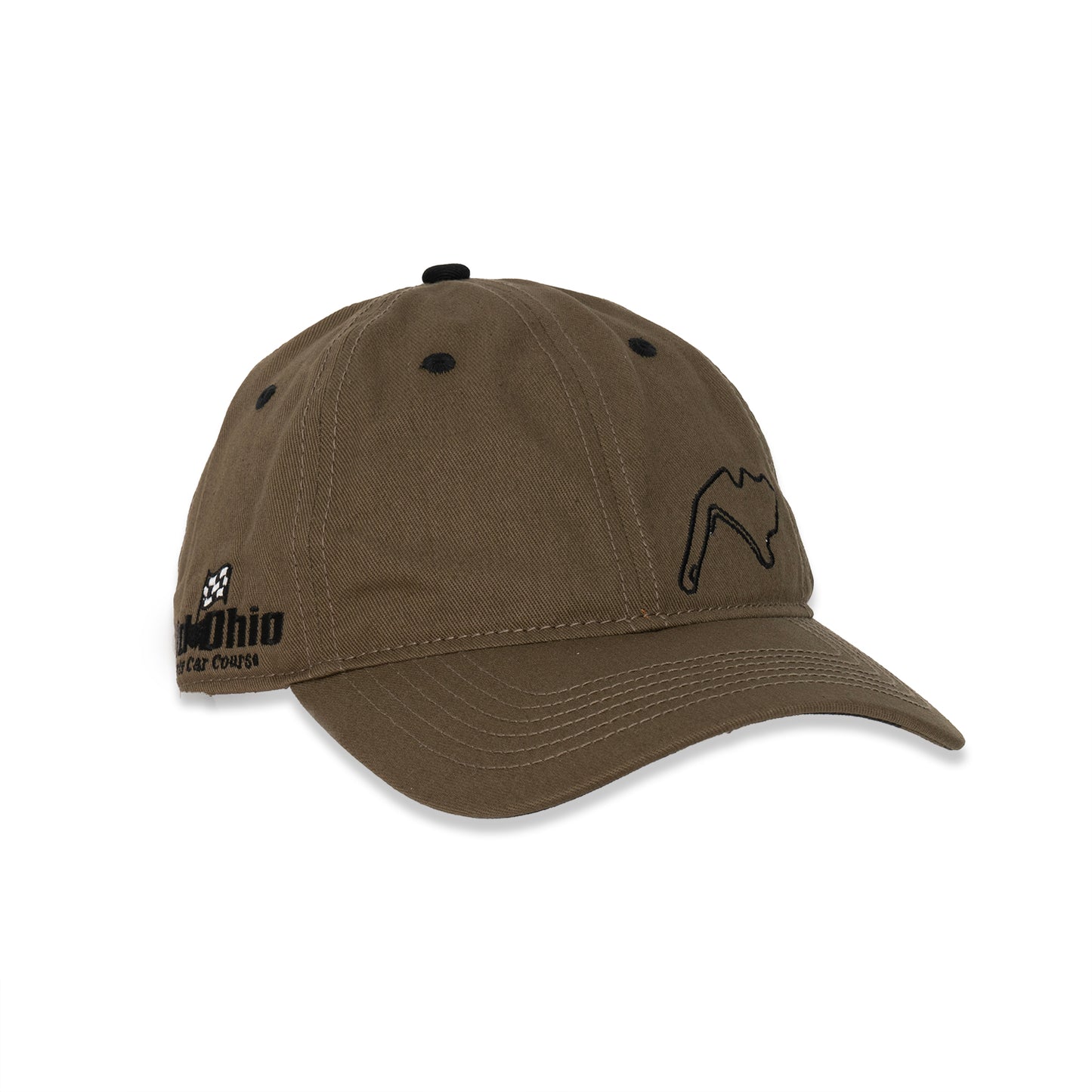 Z Mid-Ohio Track Outline Dad Hat - Olive