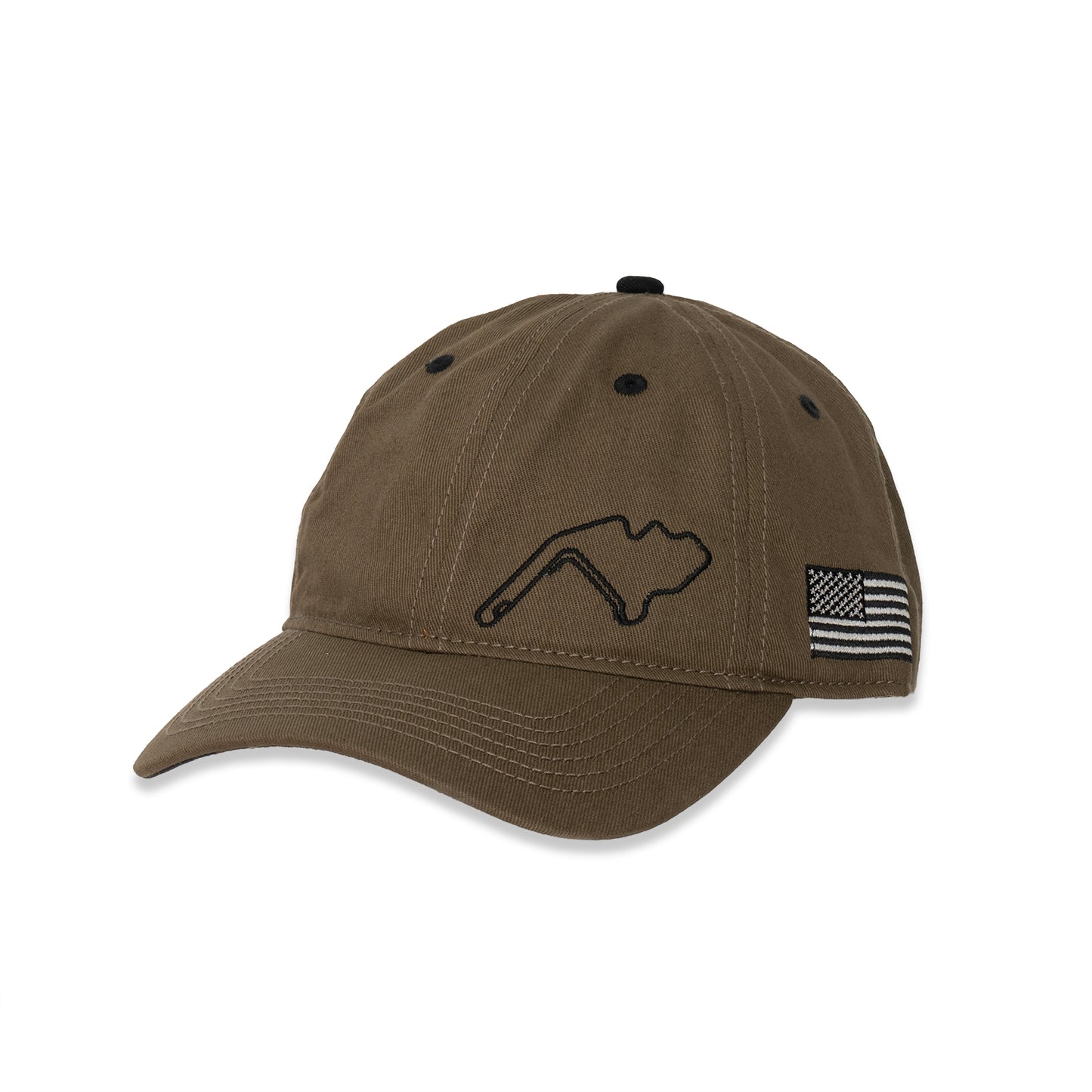 Z Mid-Ohio Track Outline Dad Hat - Olive