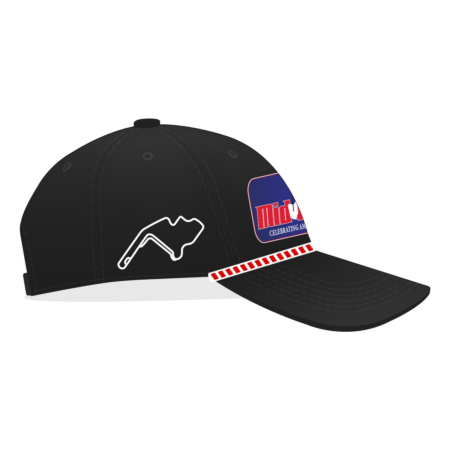 Mid Ohio USA Performance Hat - Black