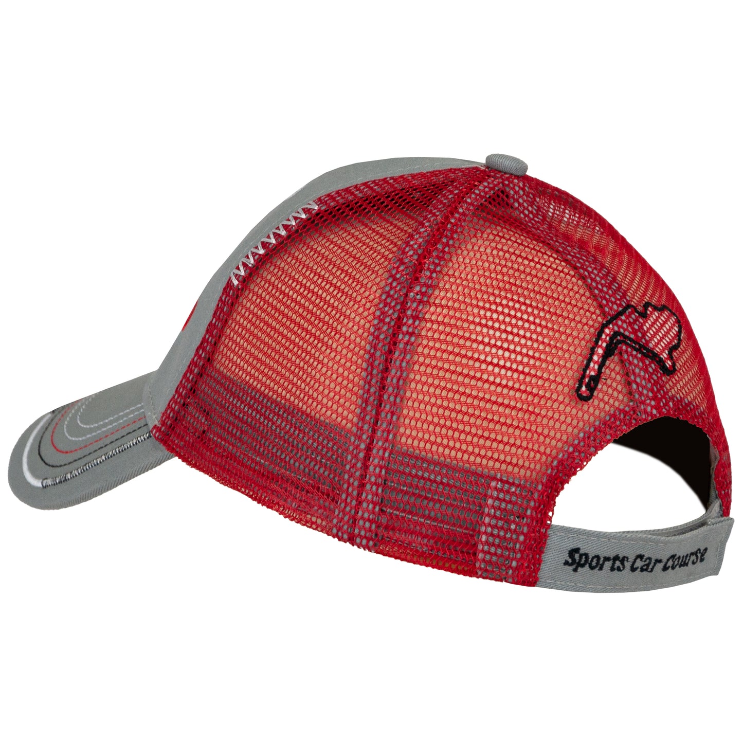 Mid-Ohio Meshback Hat - Grey/Red