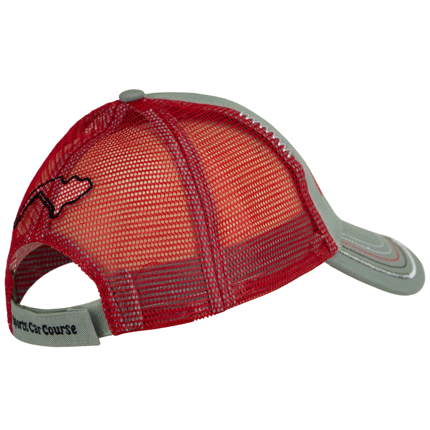 Mid-Ohio Meshback Hat - Grey/Red
