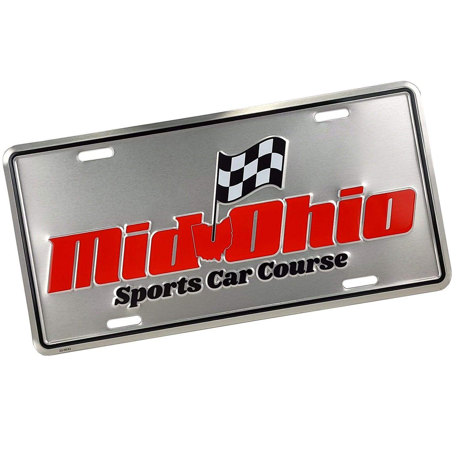 Mid-Ohio Aluminum License Plate