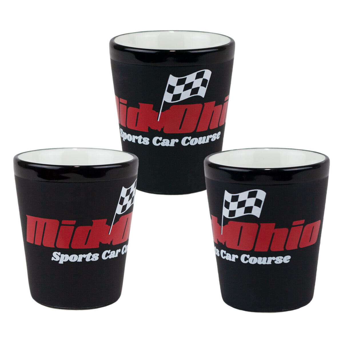MO Shot Glass - Black/White