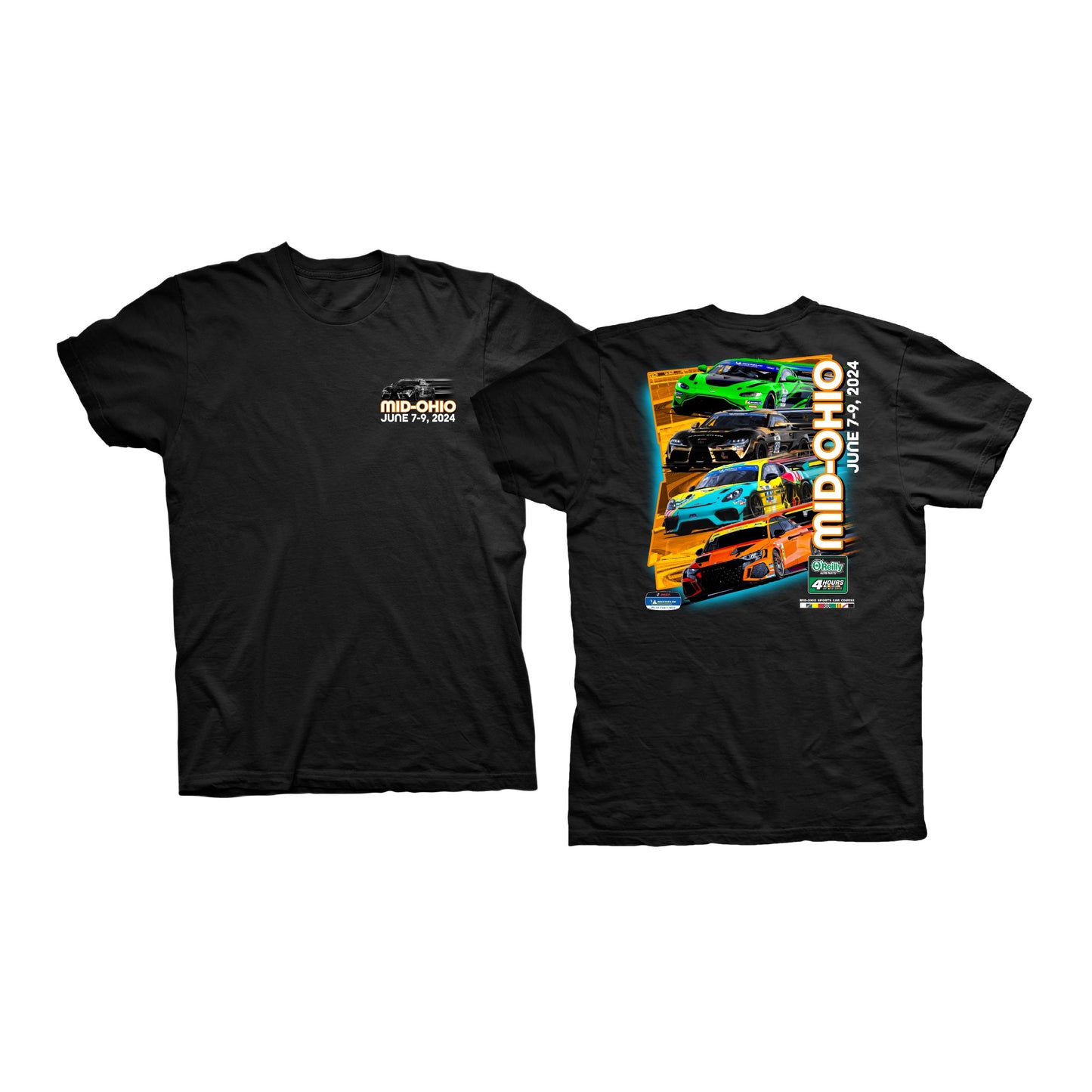 2024 IMSA Sports Car 4-Hour Classic Event Tee - Black