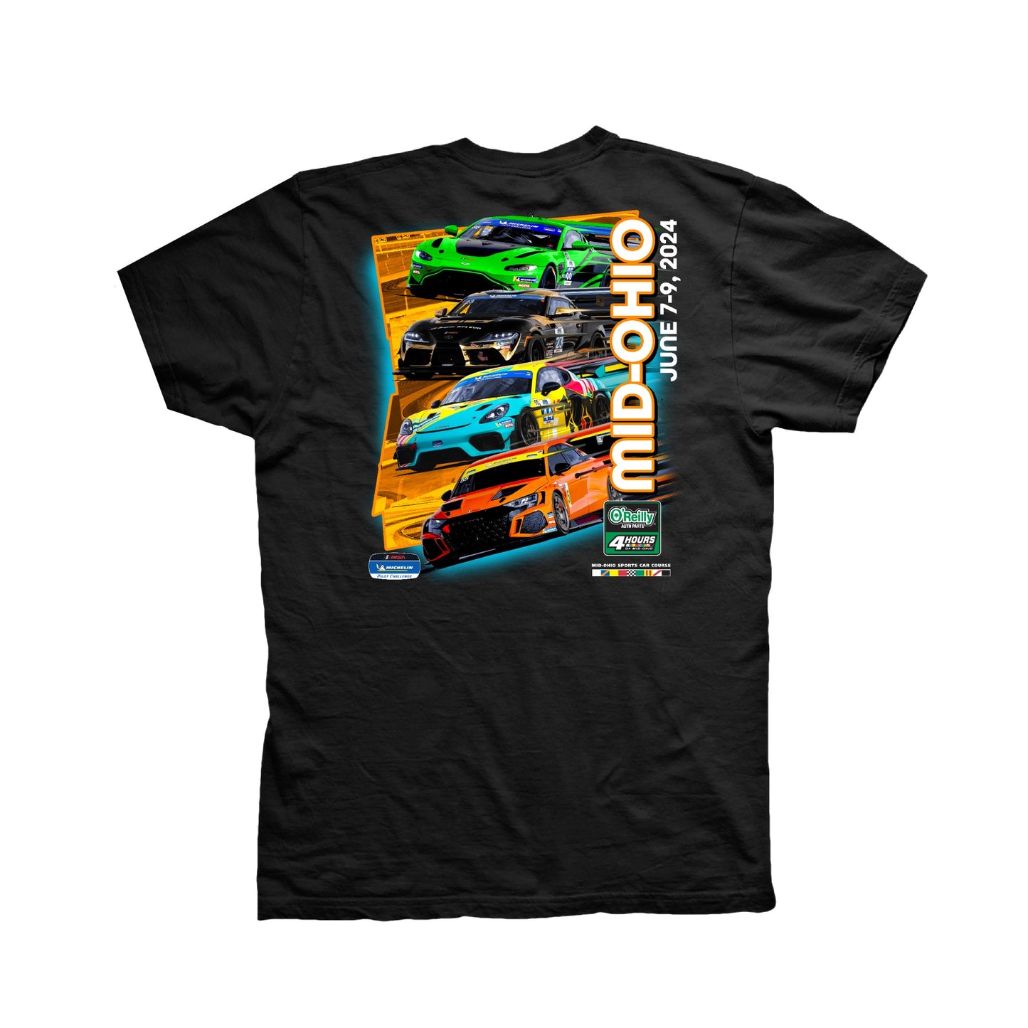 2024 IMSA Sports Car 4-Hour Classic Event Tee - Black