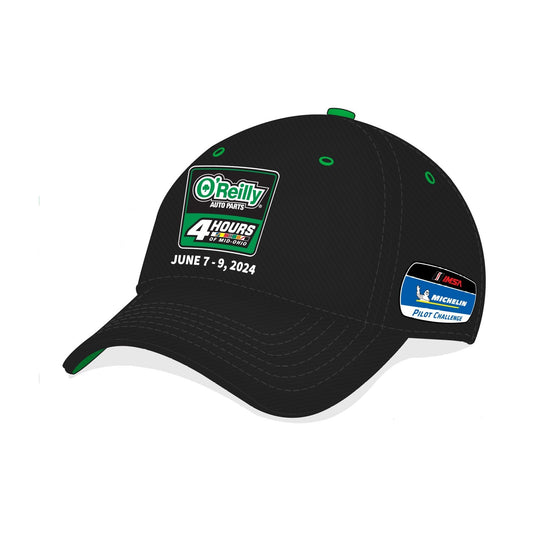 2024 O'Reilly 4 Hours of Mid-Ohio Event Hat - Black