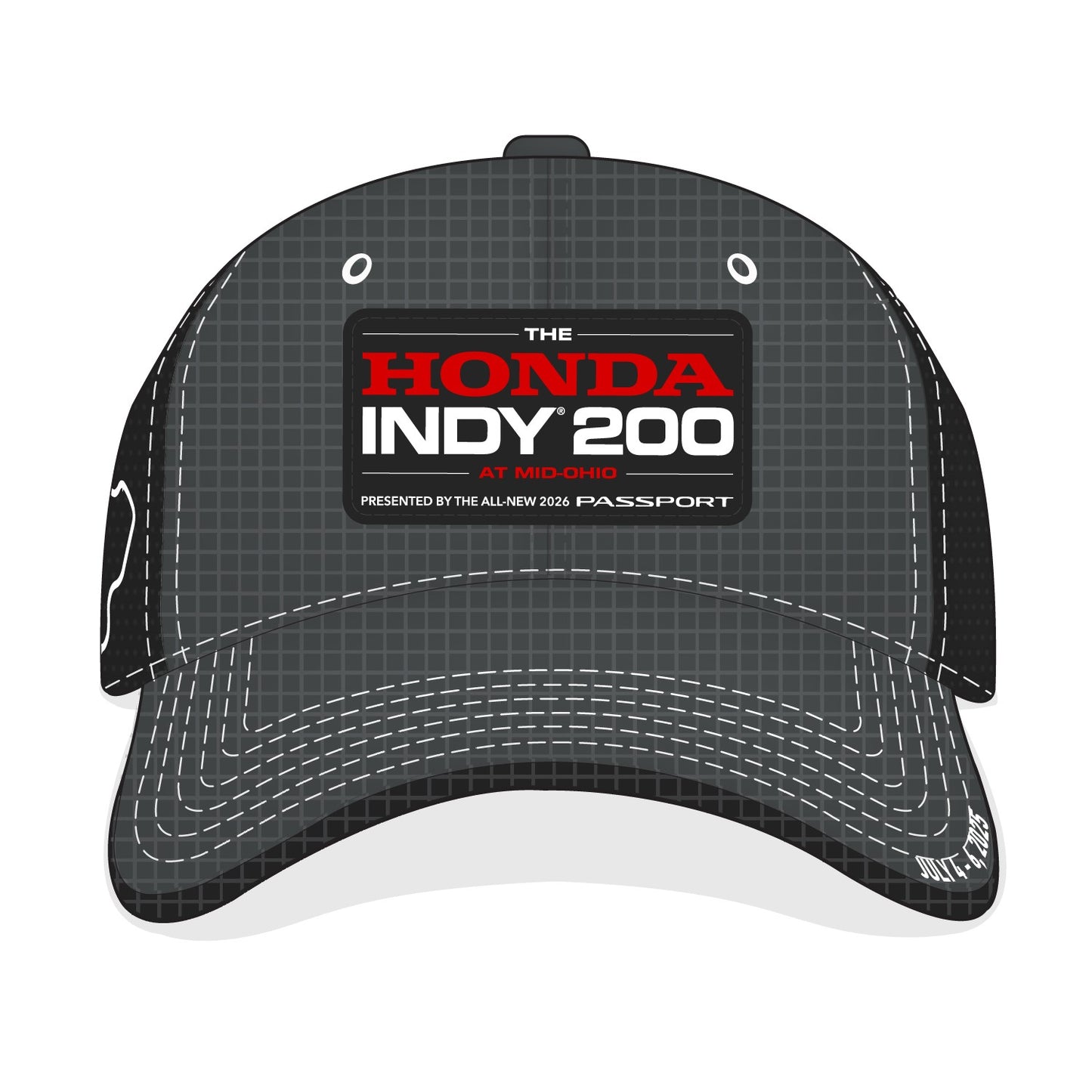 2025 Honda Indy 200 Event Hat - Grey/Black