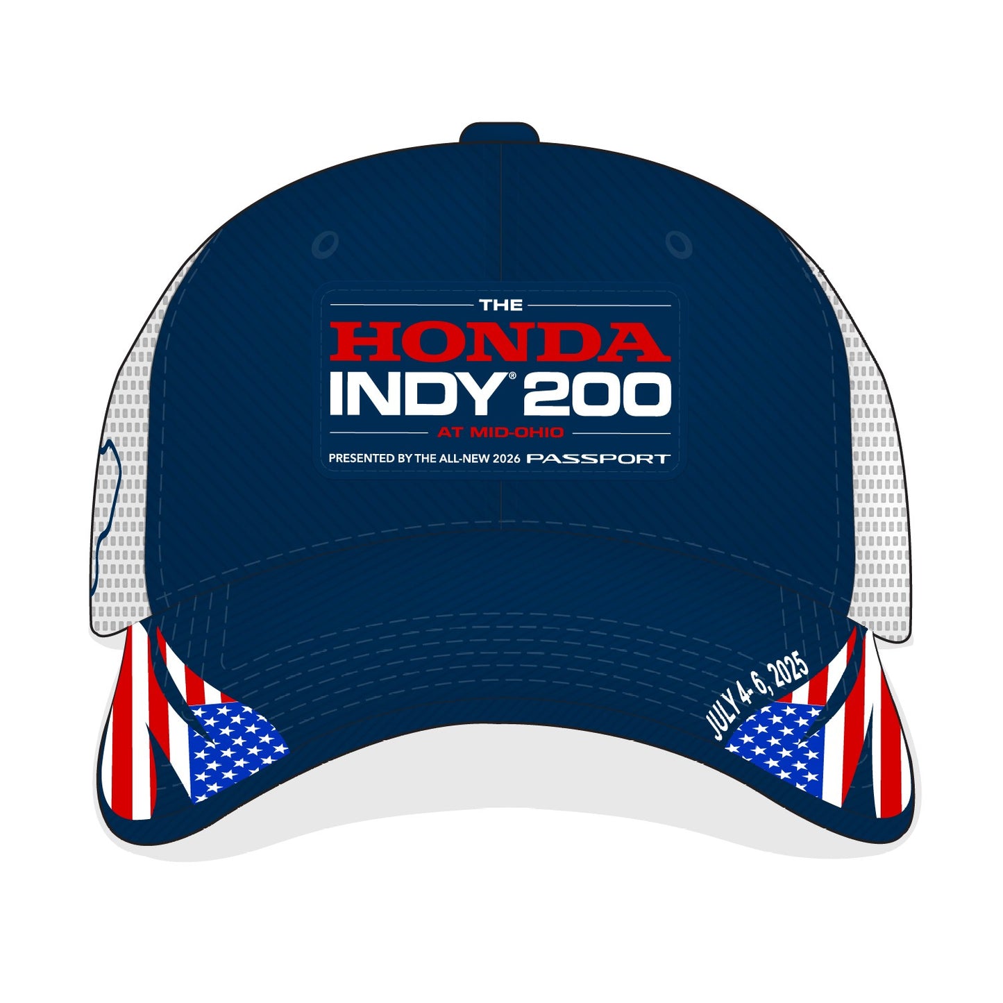 2025 Honda Indy 200 Event Hat - Red/White/Blue