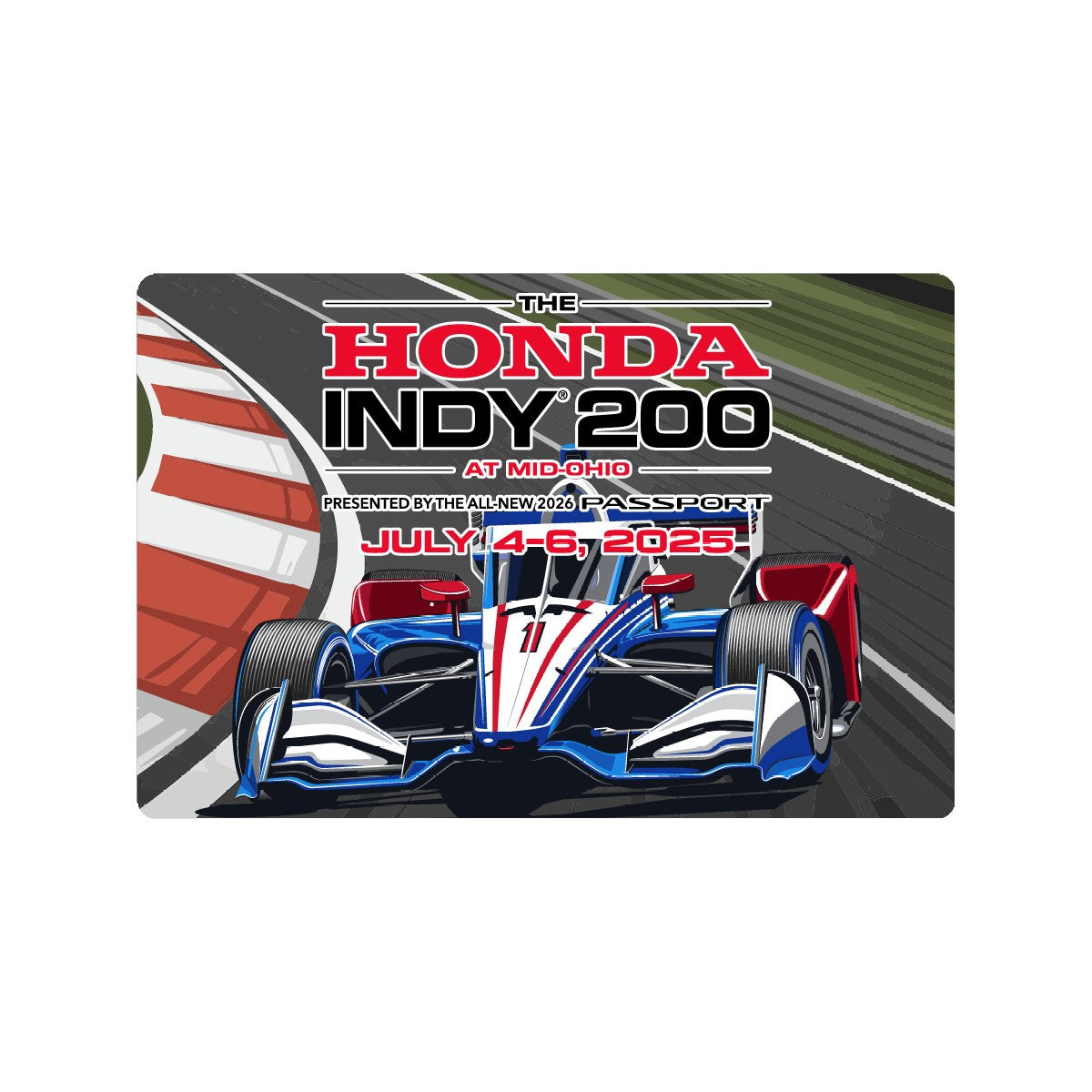 2025 Honda Indy 200 Event Magnet