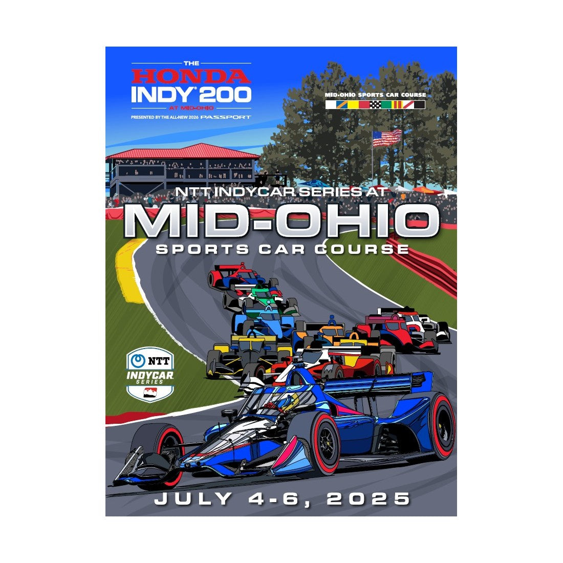 2025 Honda Indy 200 Event Poster