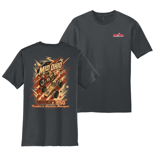 Mid Ohio America's 250th Tee - Charcoal
