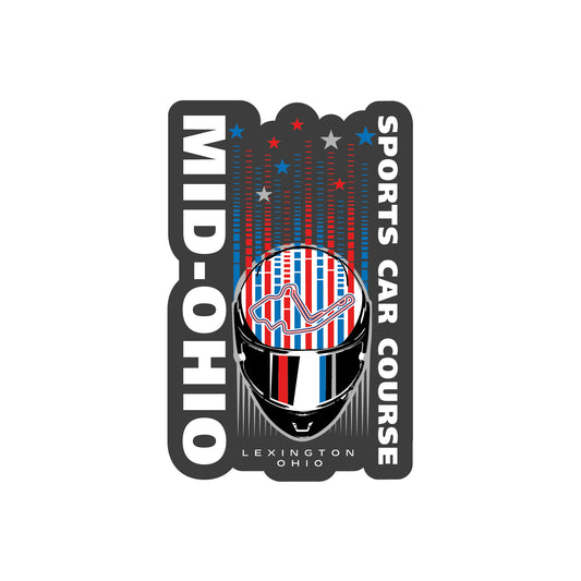 Mid Ohio Helmet Magnet