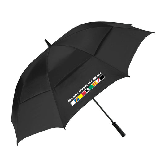 Mid Ohio 62" Arc Umbrella - Black