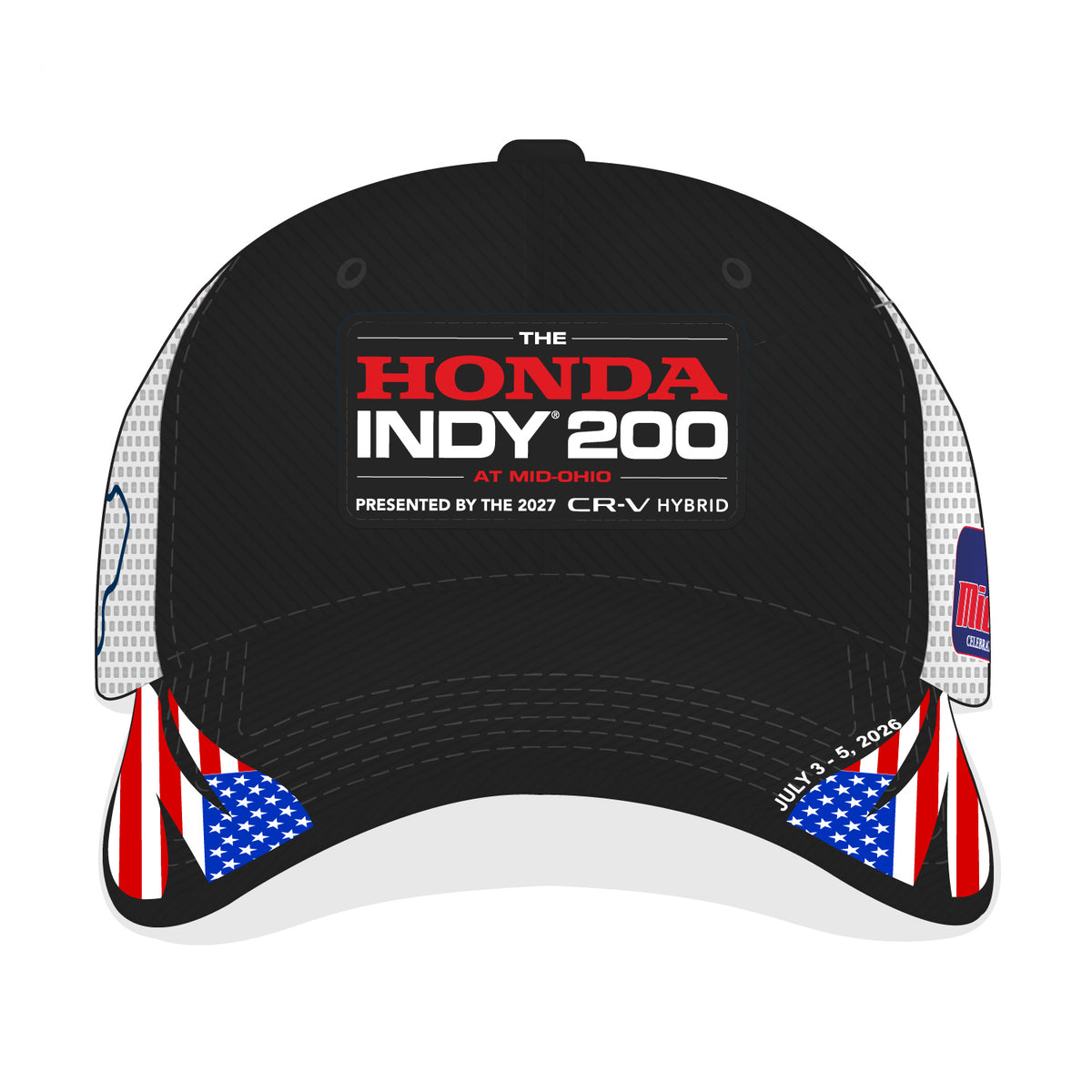 2026 Honda Indy 200 USA Trucker Hat - Black/White