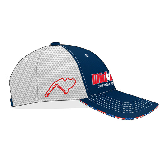 Mid Ohio USA Trucker Hat - Navy/White