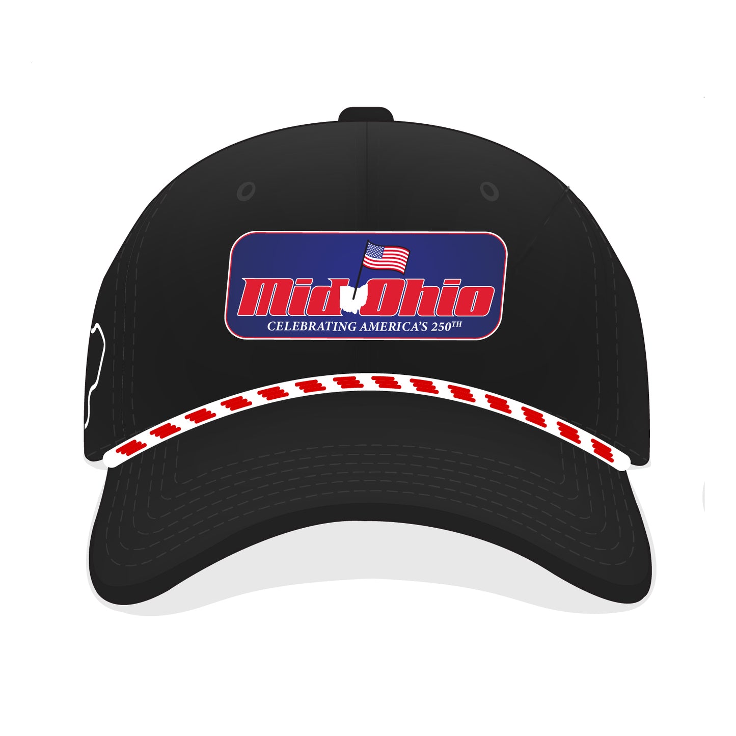 Mid Ohio USA Performance Hat - Black