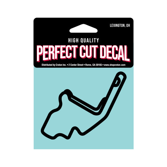 Mid-Ohio Track Outline Black