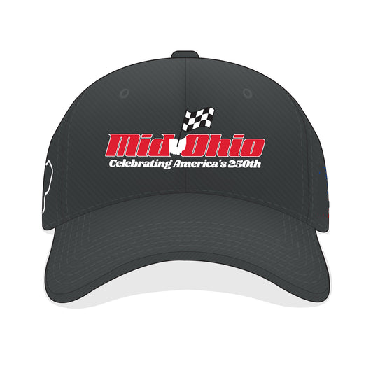 Mid Ohio USA Dad Hat - Charcoal