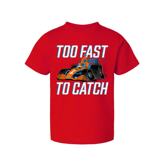 Mid Ohio Too Fast To Catch Toddler Tee - Red