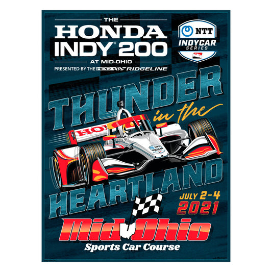 2021 Honda Indy 200 at Mid-Ohio Event Poster